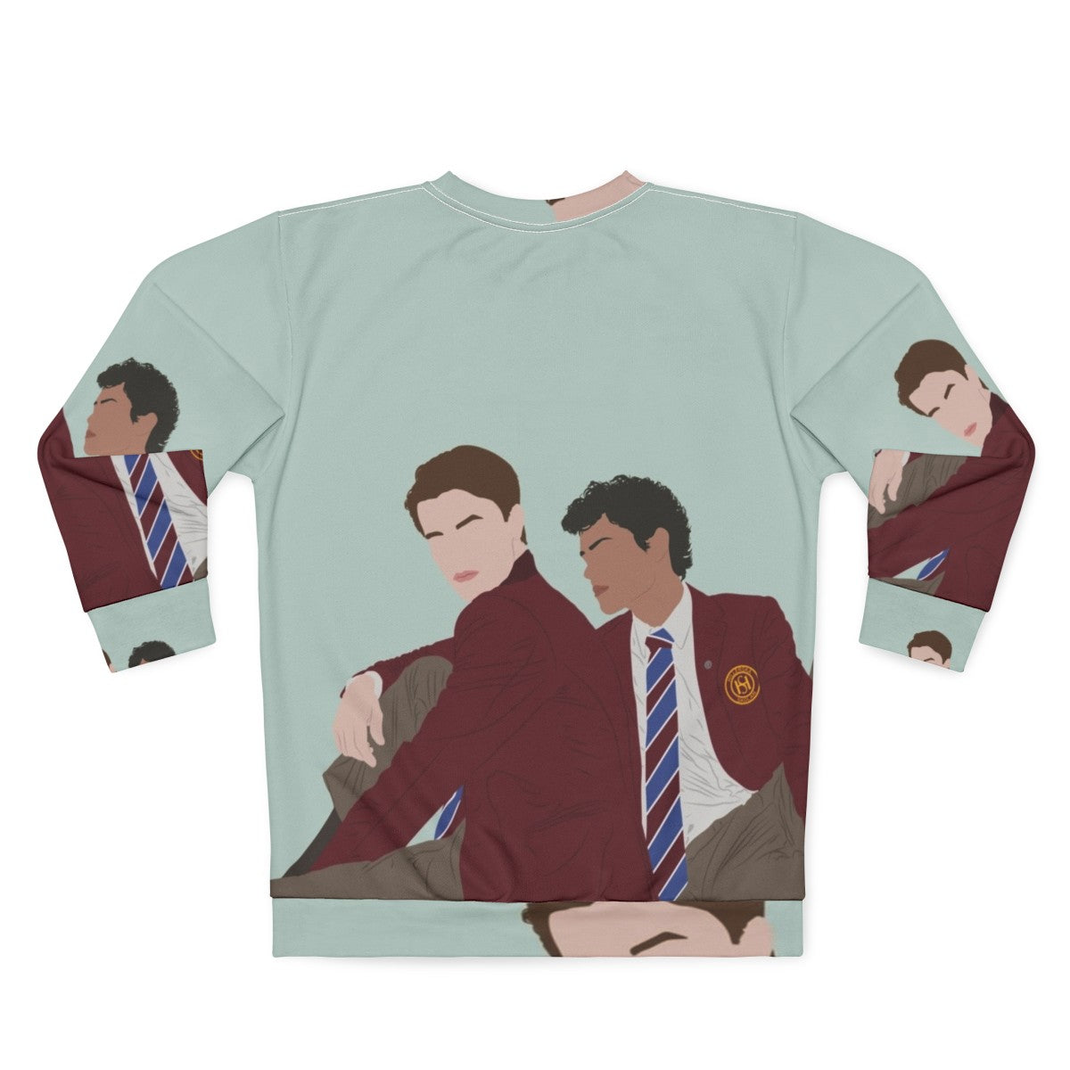 Young Royals Season 3 Prince Wilhelm and Simon Eriksson Sweatshirt - Back