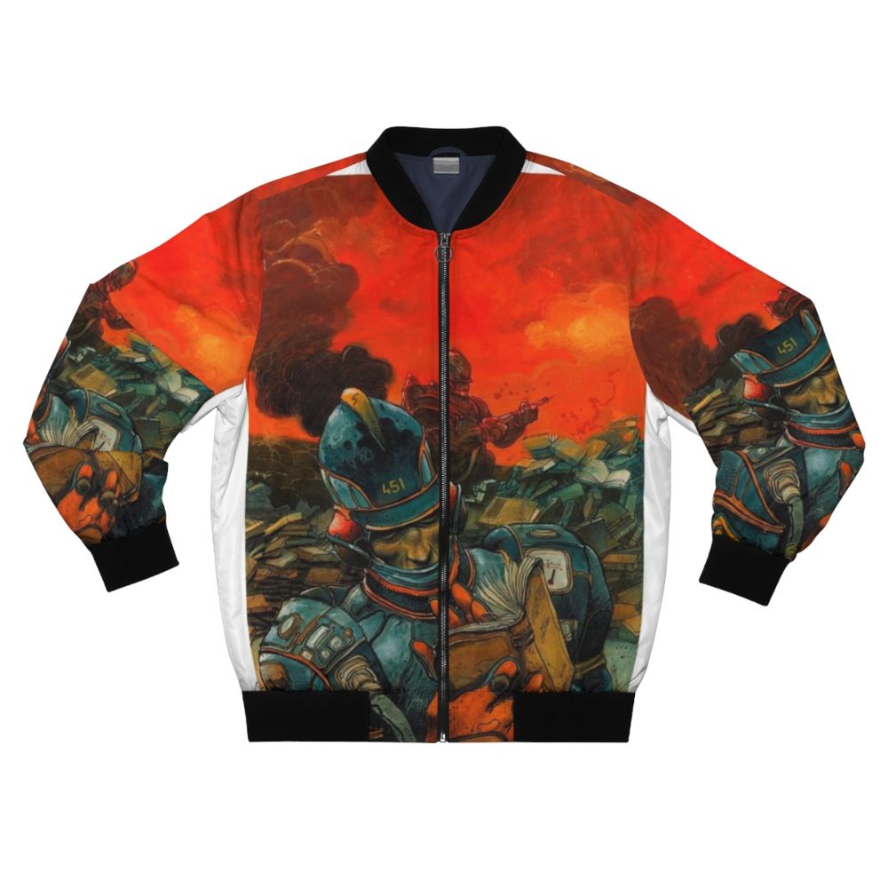 Enki Bilal-inspired French Art Bomber Jacket