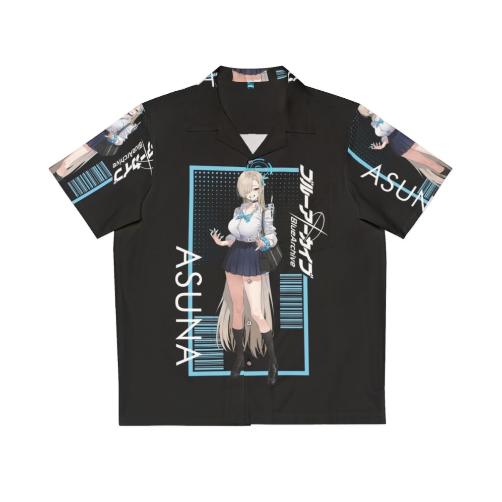 Blue Archive Asuna Character Portrait Hawaiian Shirt