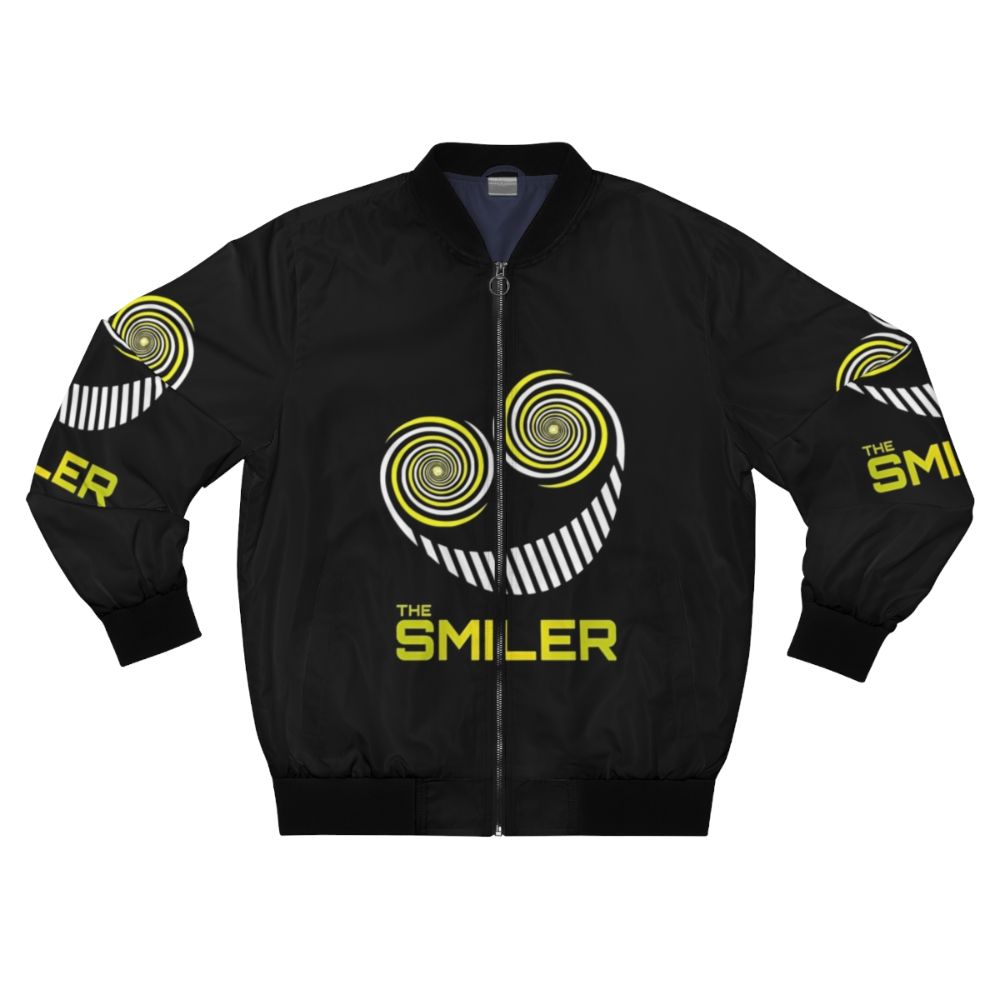 The Smiler Backrooms Bomber Jacket - Backrooms fan art design