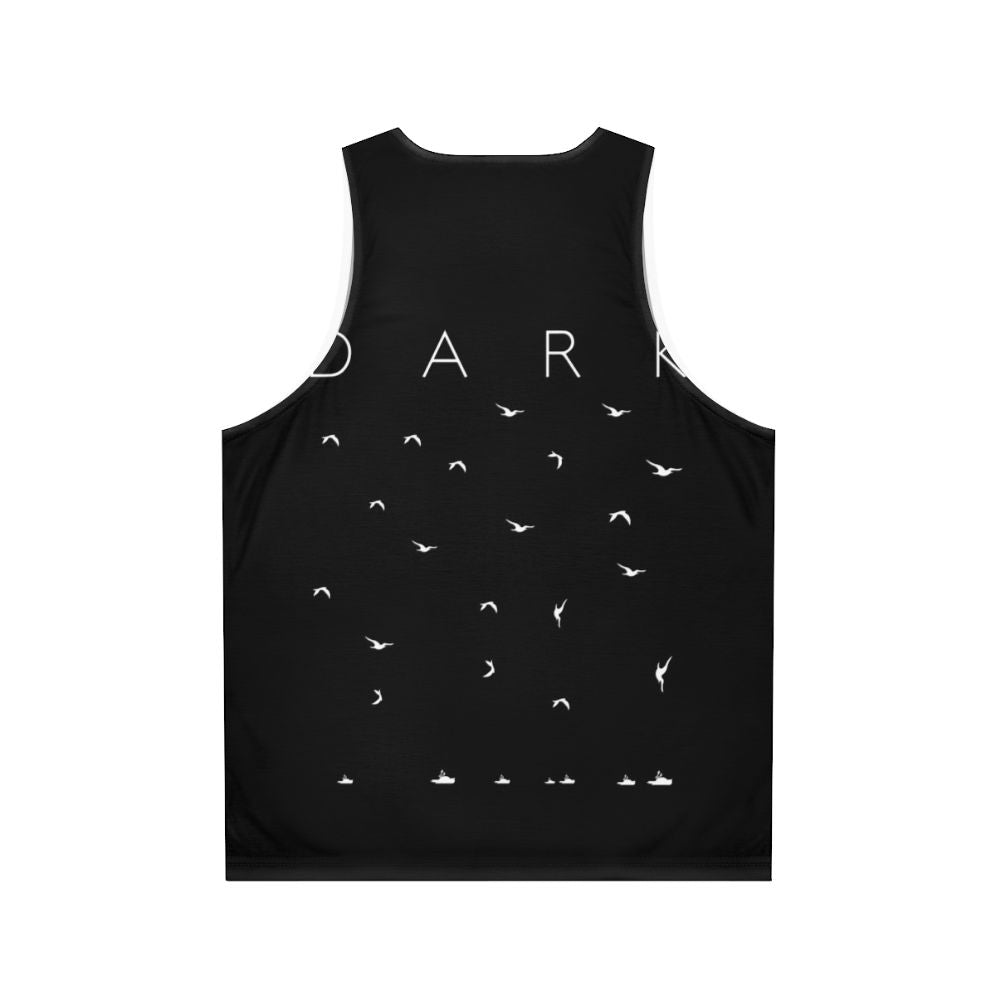 Dark Netflix Birds Unisex Tank Top with Time Travel Pattern - Back