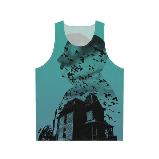 Alfred Hitchcock Collage Gradient Unisex Tank Top