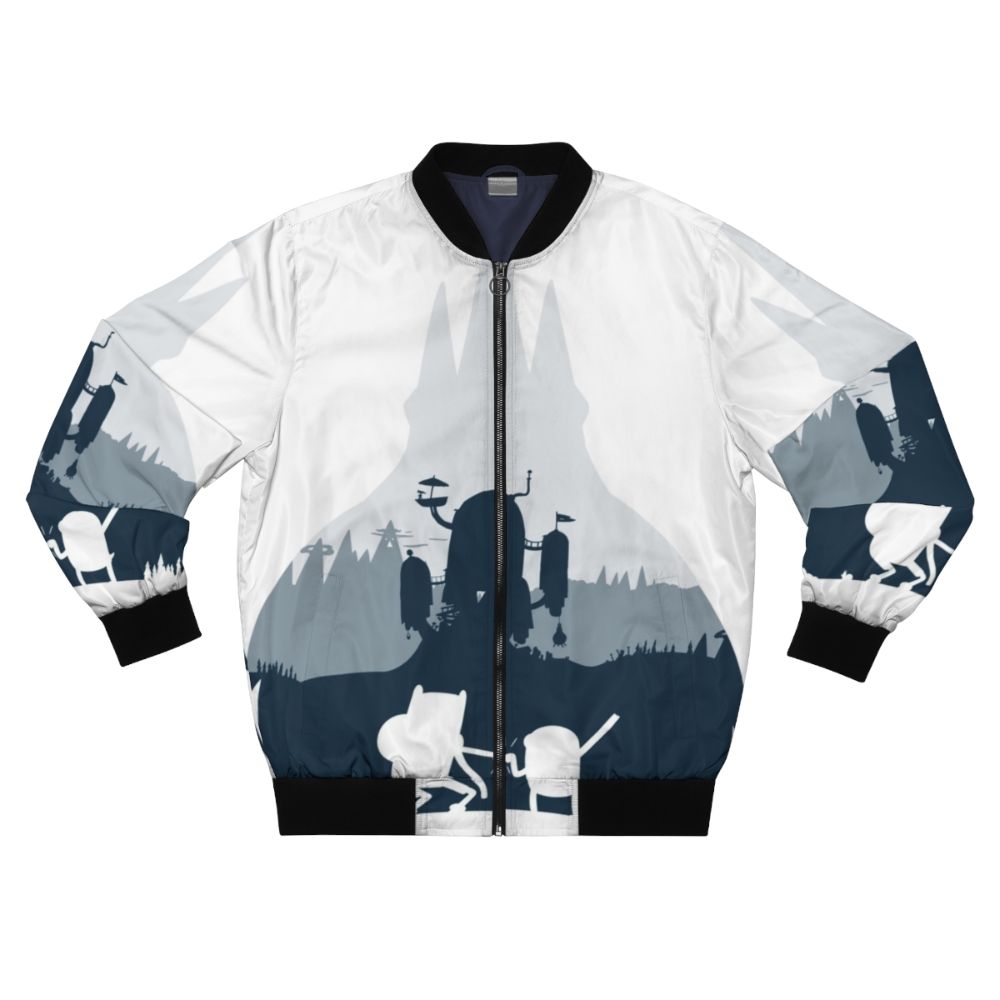 Adventure Time Ice King Silhouette Bomber Jacket