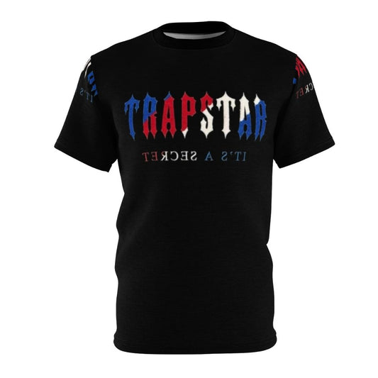 A stylish and high-quality AOP t-shirt with a bold, graphic Trapstar-inspired design.