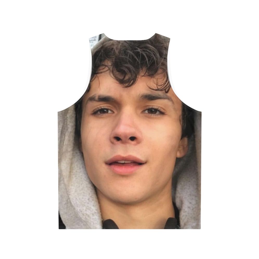 Benjamin Wadsworth Celebrity Unisex Tank Top - Back