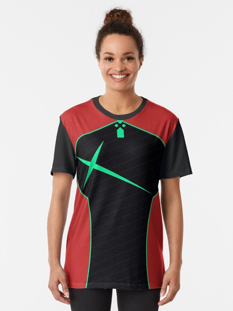 Xenoblade Pyra swimmer graphic t-shirt - Women