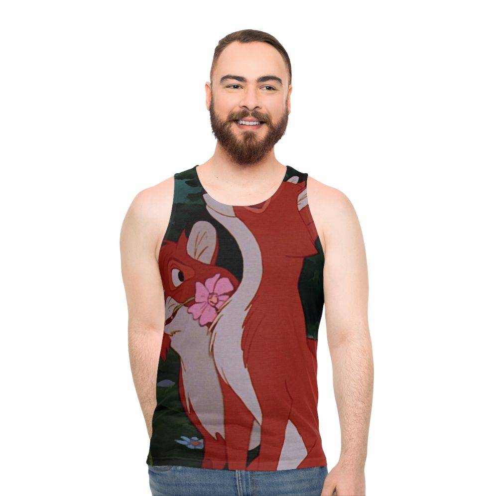 The Fox and the Hound Death and Vixey Unisex Tank Top - men