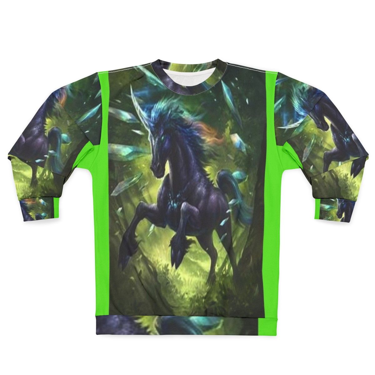 Legendary Black Unicorn Fantasy Sweatshirt