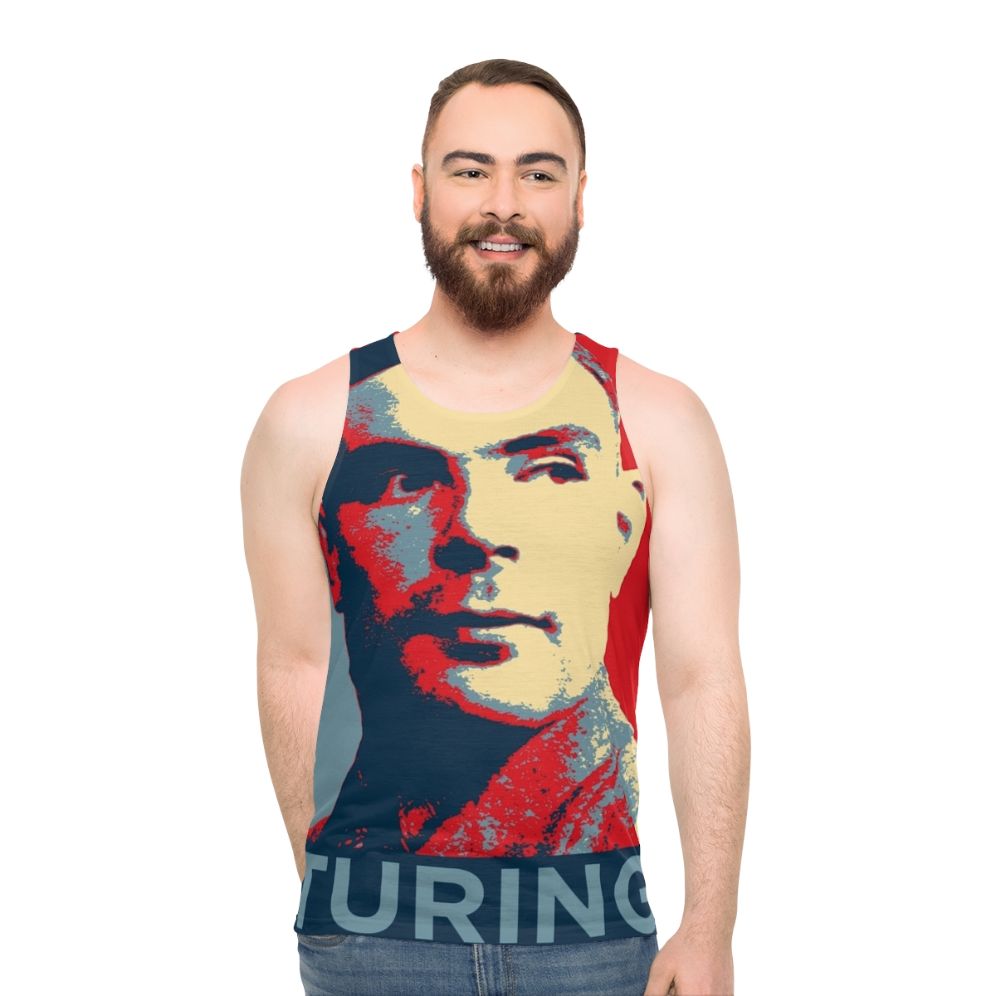 Alan Turing Unisex Tank Top - men