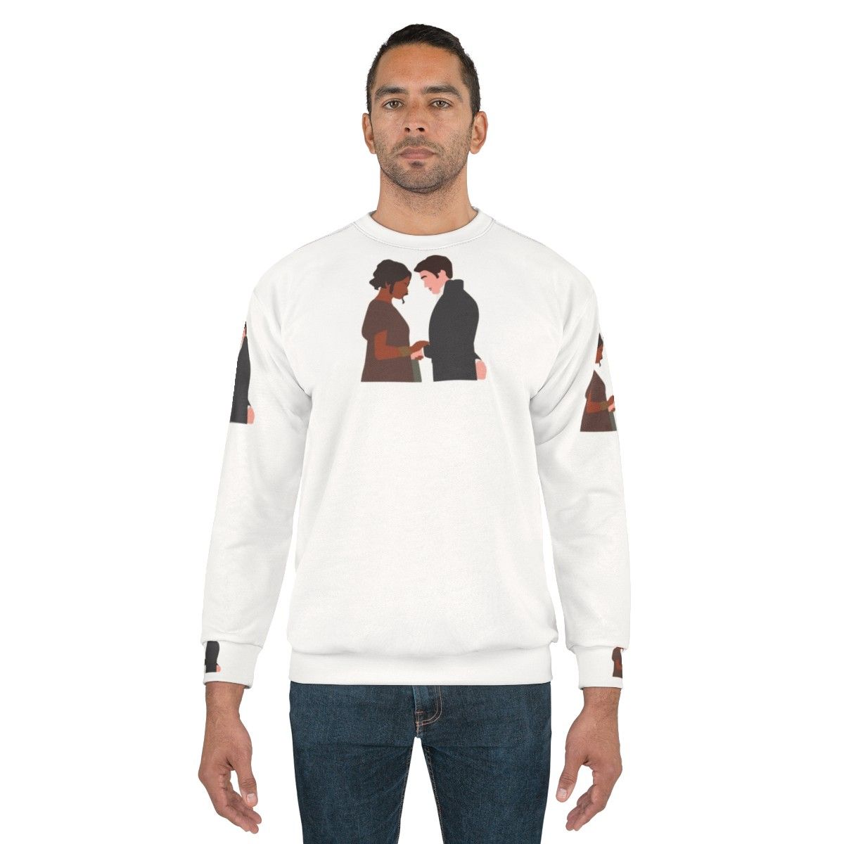 Bridgerton Netflix Kanthony Sweatshirt featuring Anthony Bridgerton and Kate Sharma - men