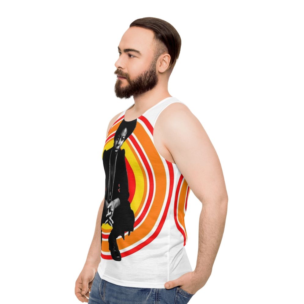 Retro Nina Simone Unisex Tank Top - men side