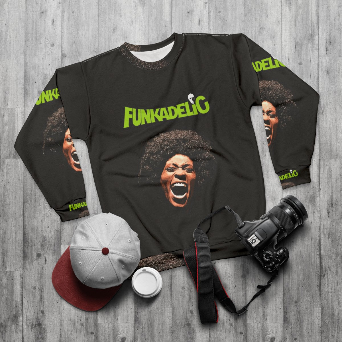 Funkadelic Fan Unisex Sweatshirt - flat lay