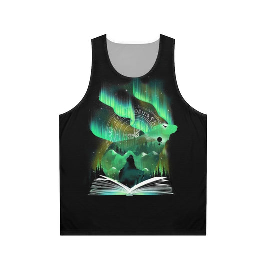 Unisex "The Golden Night" Book Lover Tank Top