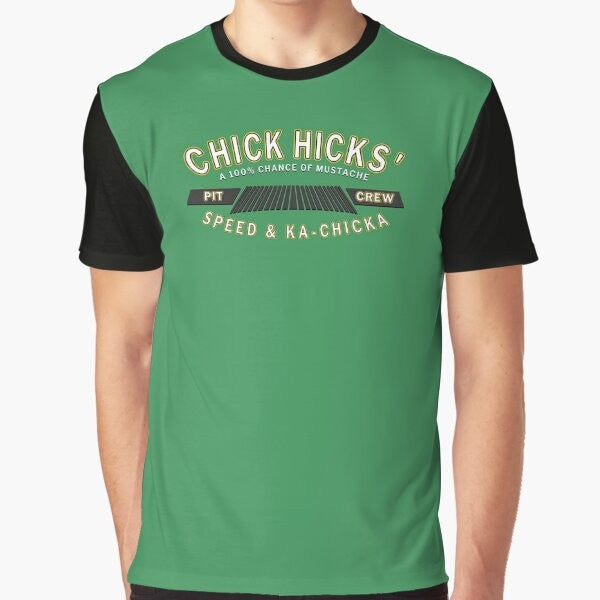 Chick Hicks graphic t-shirt with funny movie character