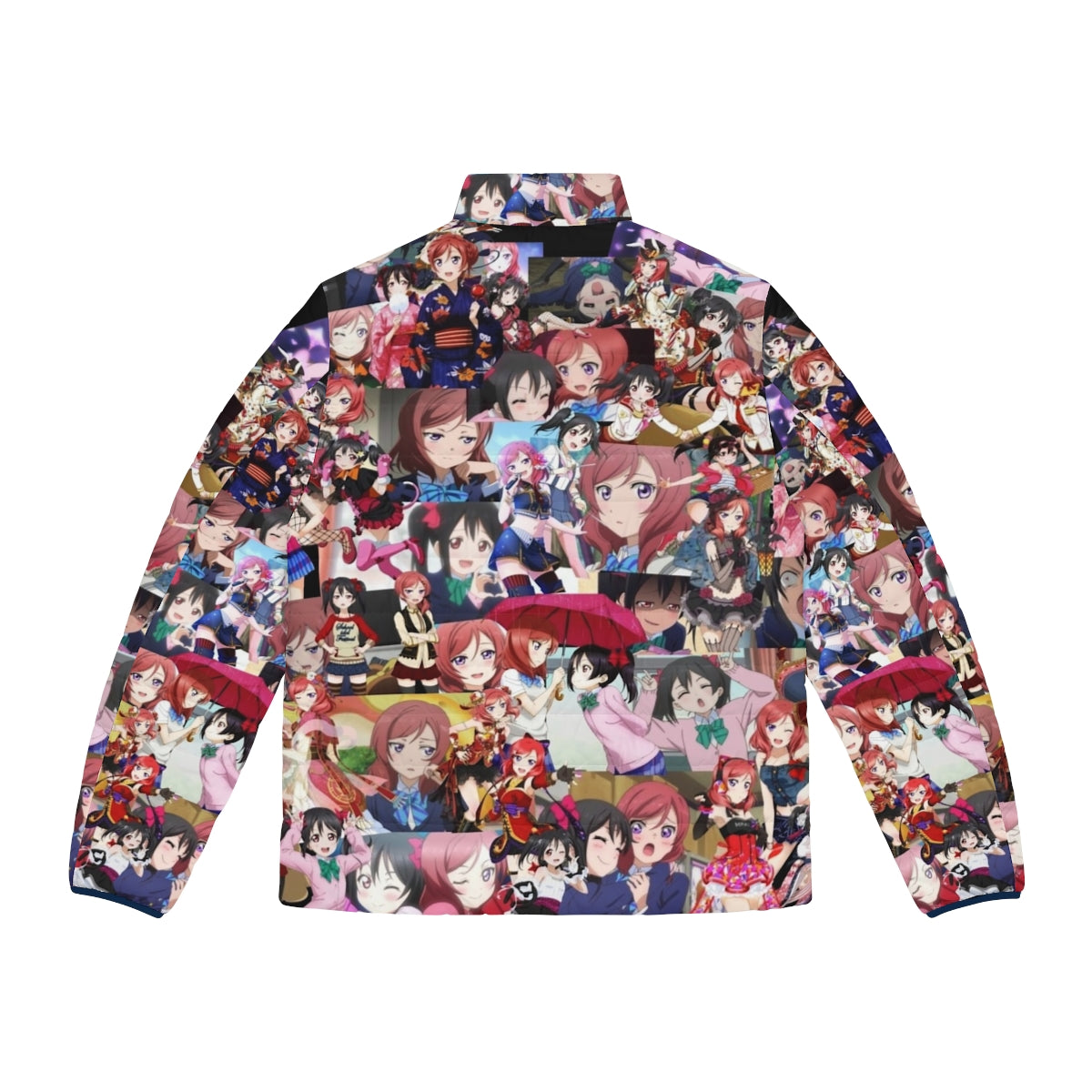 Love Live "Best Girls" Nico and Maki Anime Puffer Jacket - Back