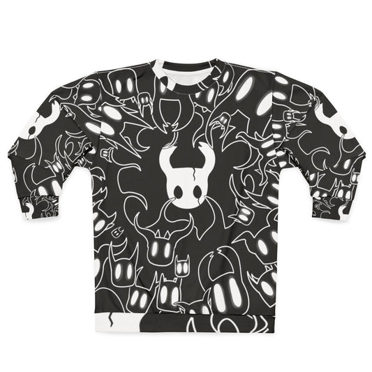 Hollow Knight doodle inspired sweatshirt with indie game artwork