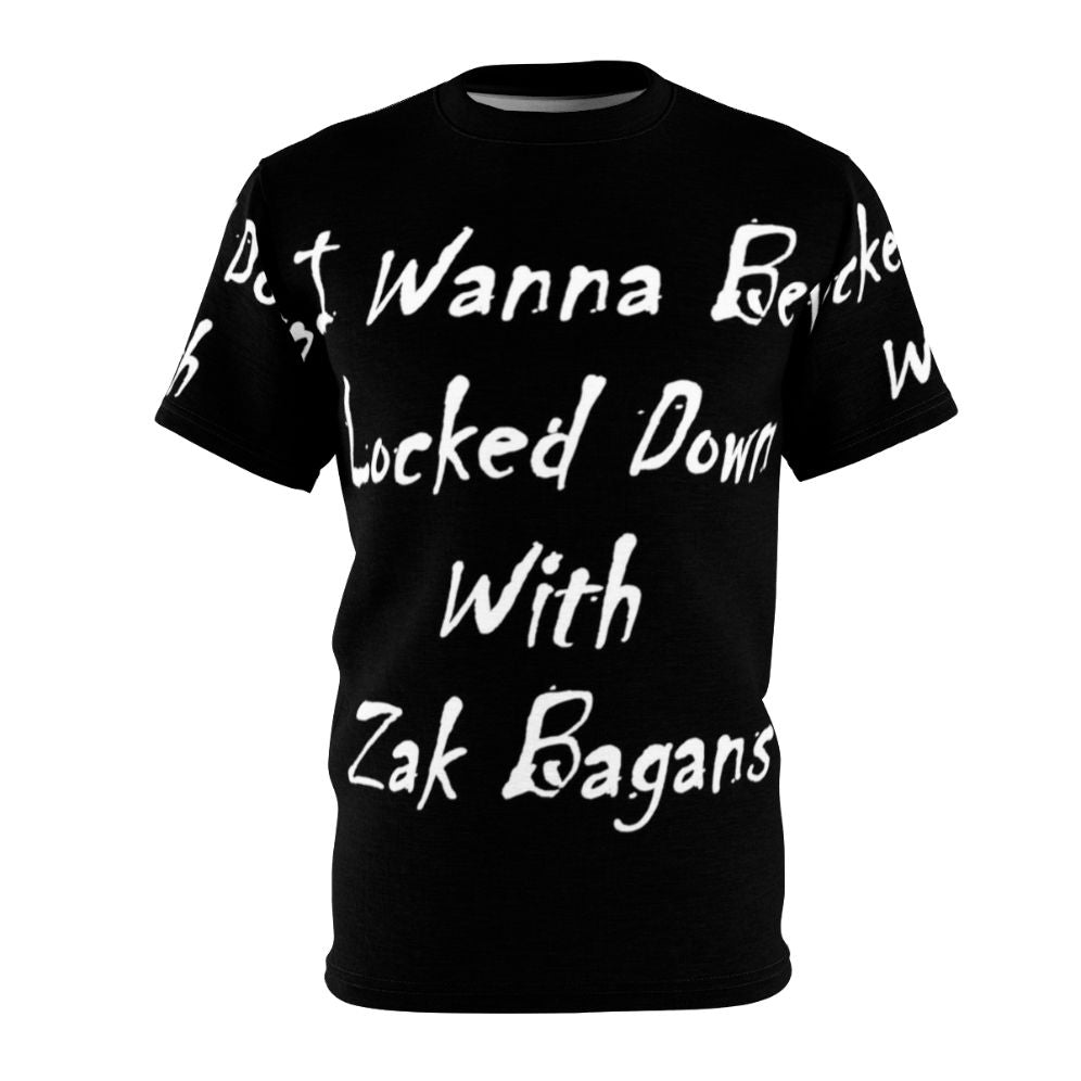 Zak Bagans inspired t-shirt with ghostly AOP design