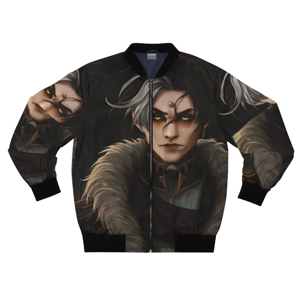 Emet-Selch inspired bomber jacket from Final Fantasy XIV Shadowbringers