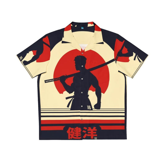 Retro Japanese Football Star Takehiro Tomiyasu Hawaiian Shirt