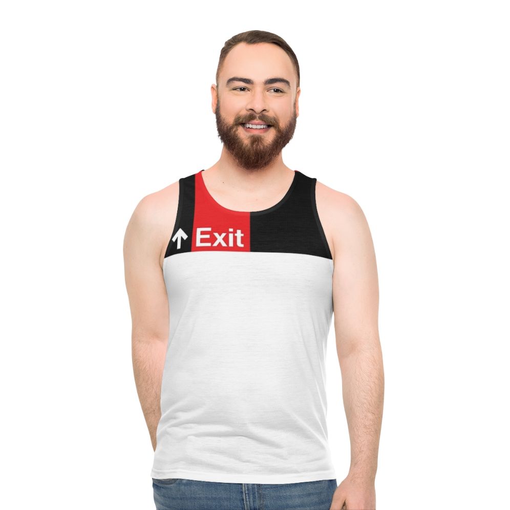 Unisex 'Exit' New York City Tank Top - men