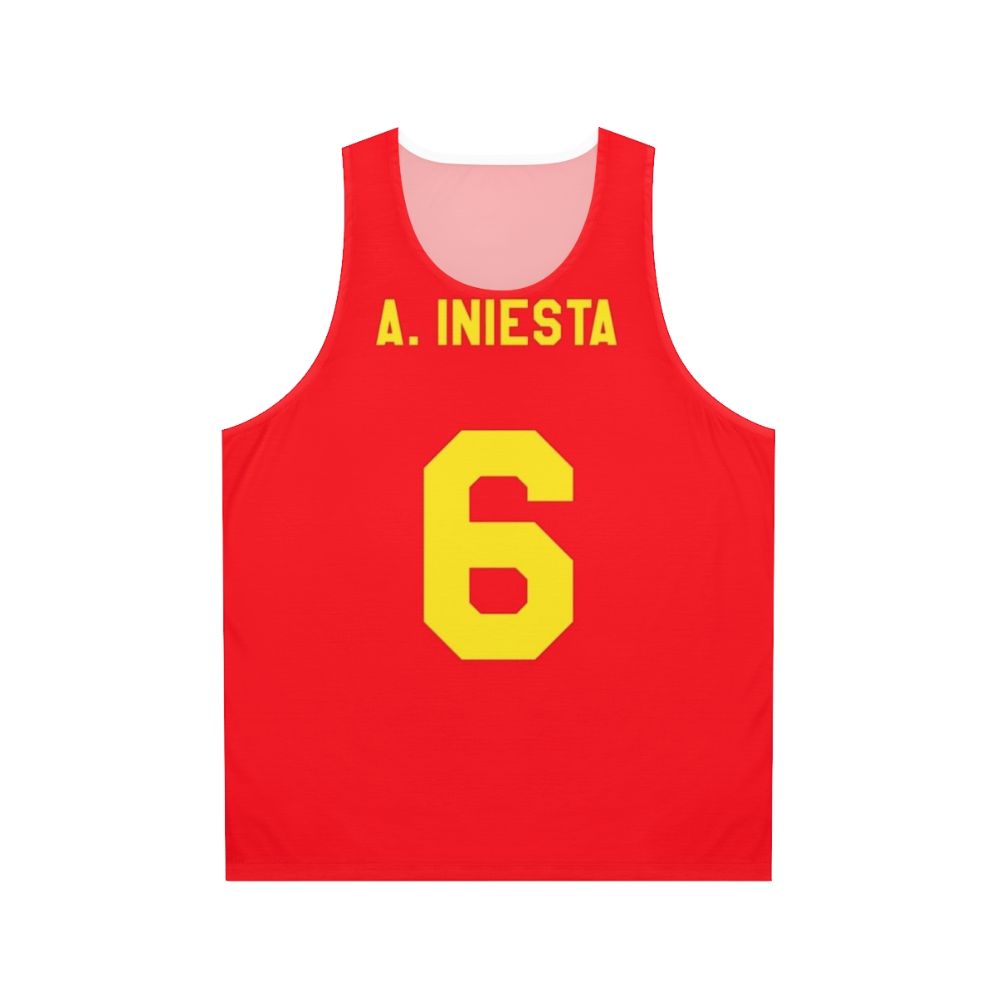 Iniesta Spain National Team Jersey Tank Top