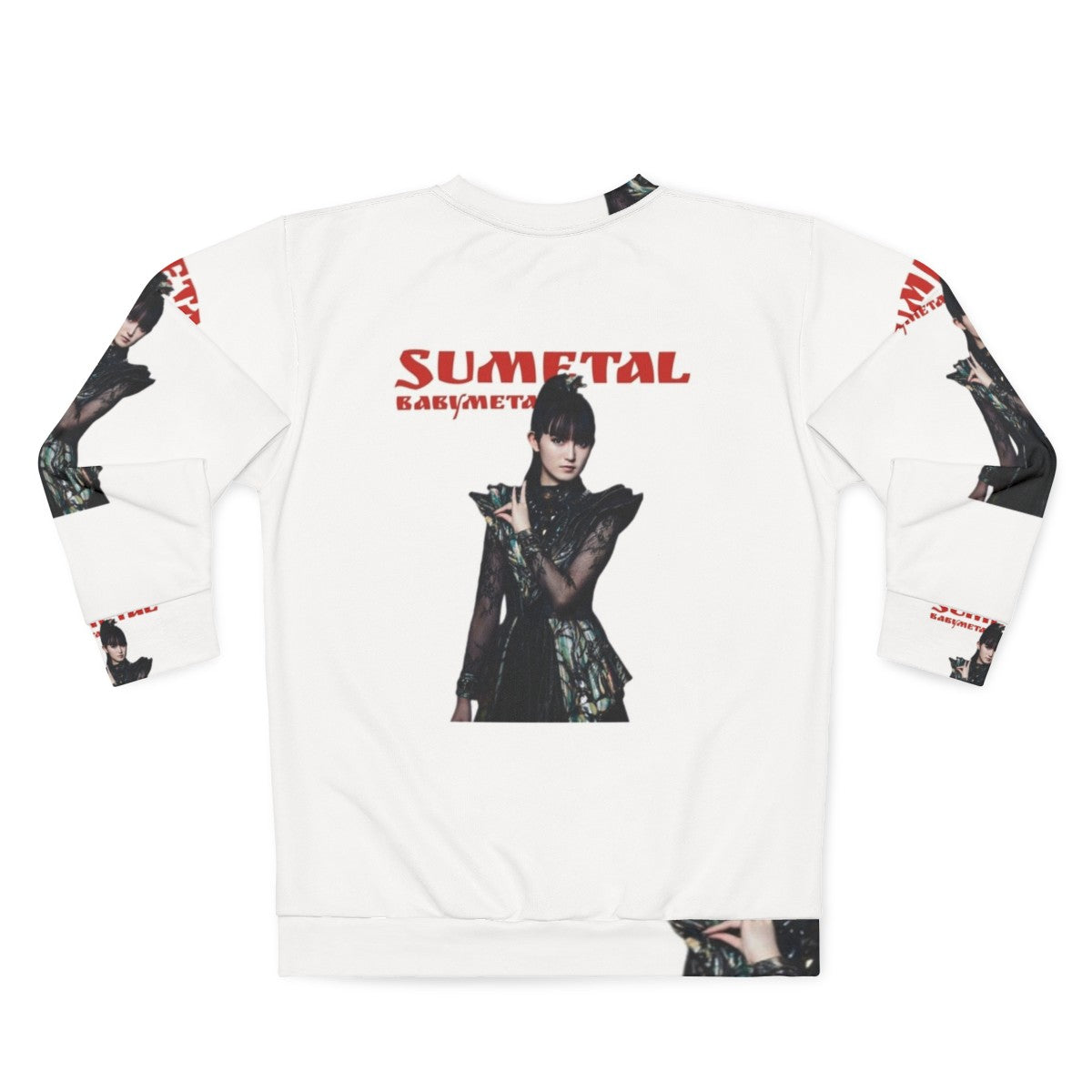 Sumetal Japanese Metalcore Band Sweatshirt - Back