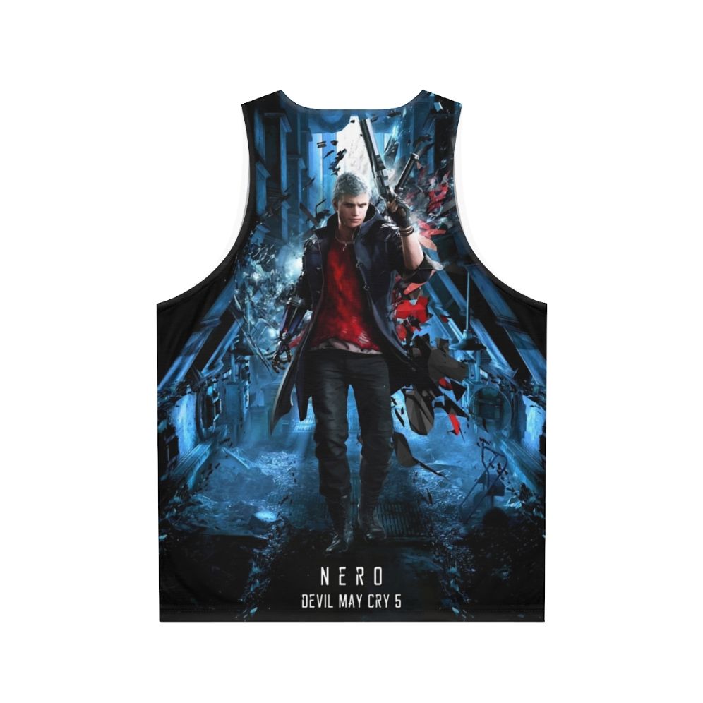 Devil May Cry 5 Nero Unisex Tank Top - Back