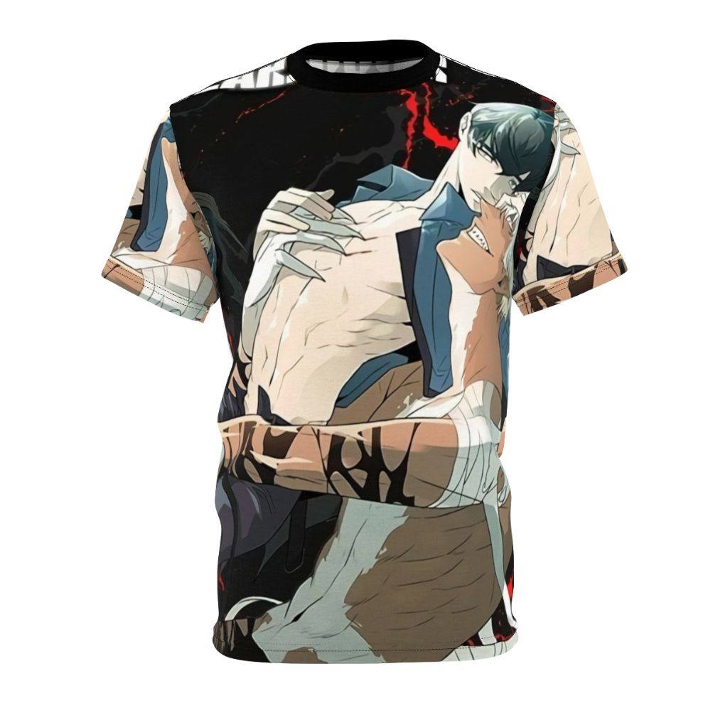 Anime inspired t-shirt featuring Cain character art from Korean literature