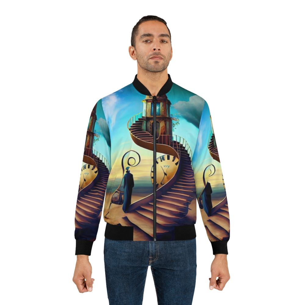 Dreams Series Salvador Dali Inspired Bomber Jacket - Lifestyle