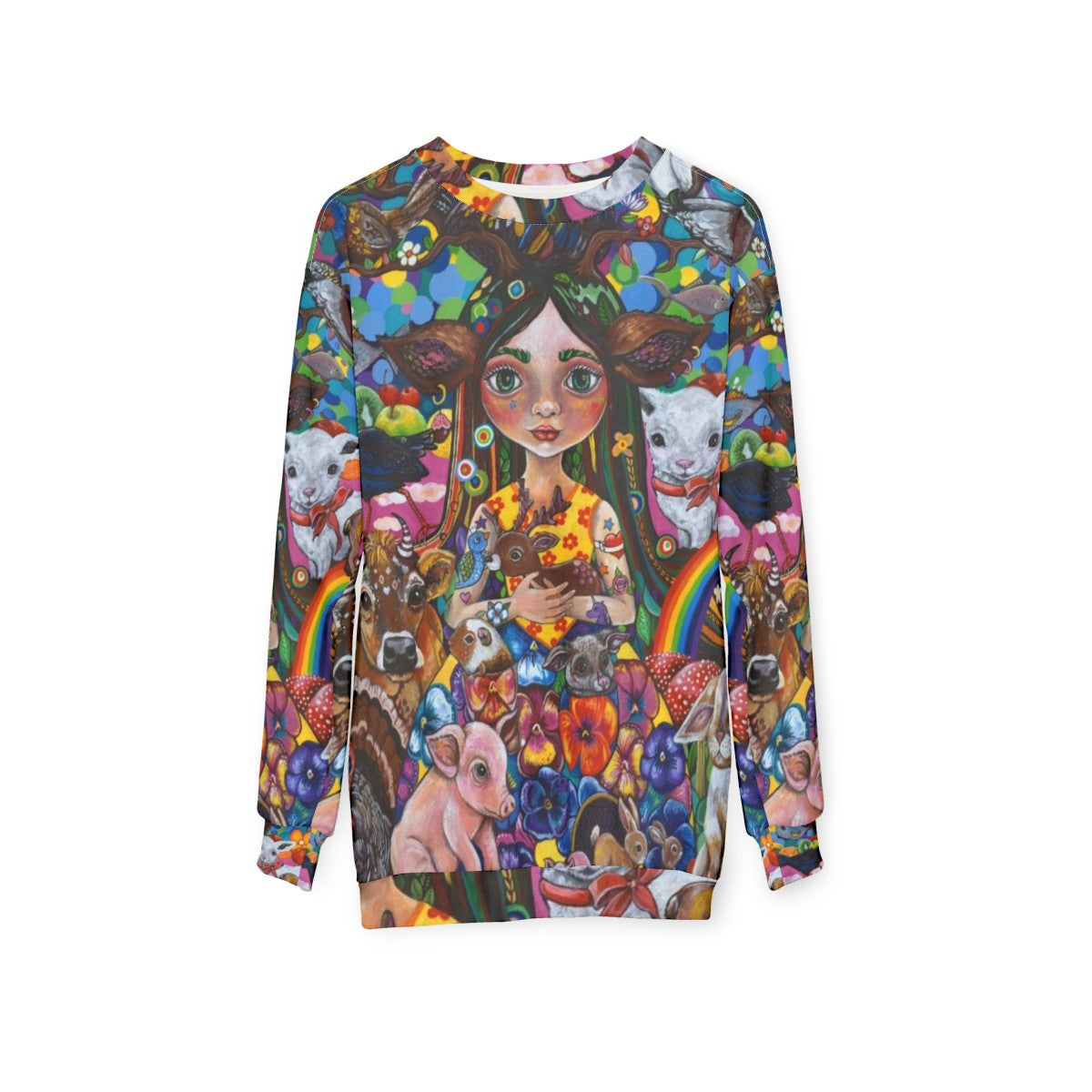 Earth Protector Goddess Sweatshirt - hanging