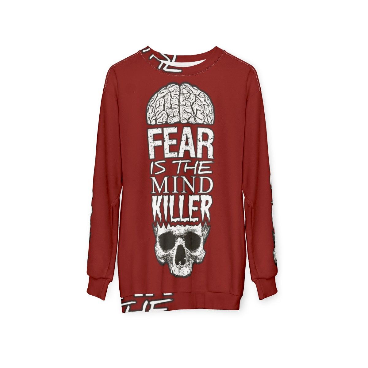 Fear Is The Mind Killer Hardcore Workout Sweatshirt - hanging