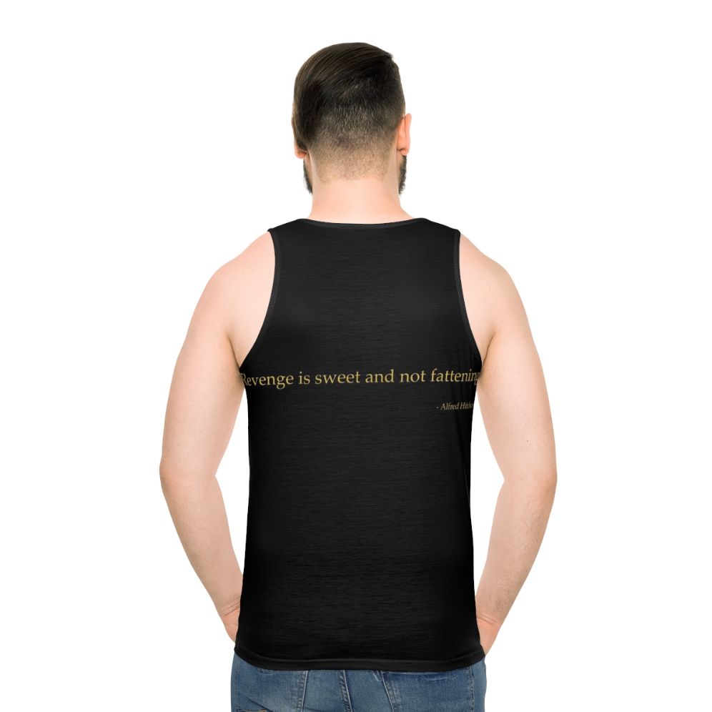 Alfred Hitchcock "Sweet Revenge" Unisex Tank Top - men back