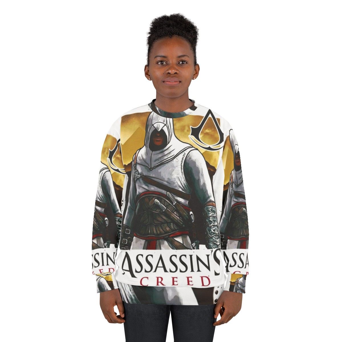 Assassin's Creed Sweatshirt featuring iconic game elements - women