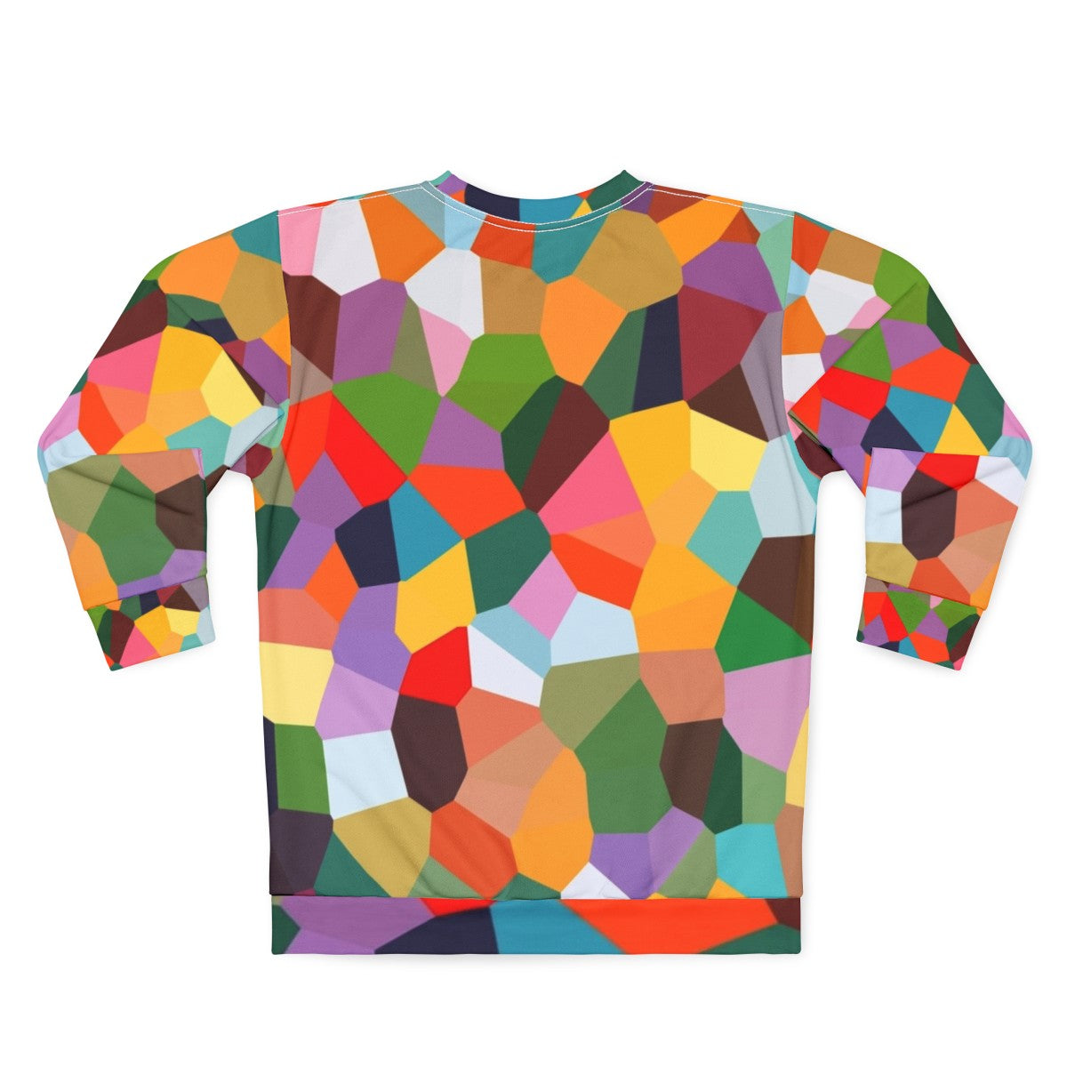 Voronoi Sweatshirt - Abstract Australian Fashion Design by Stephen Baxter - Back