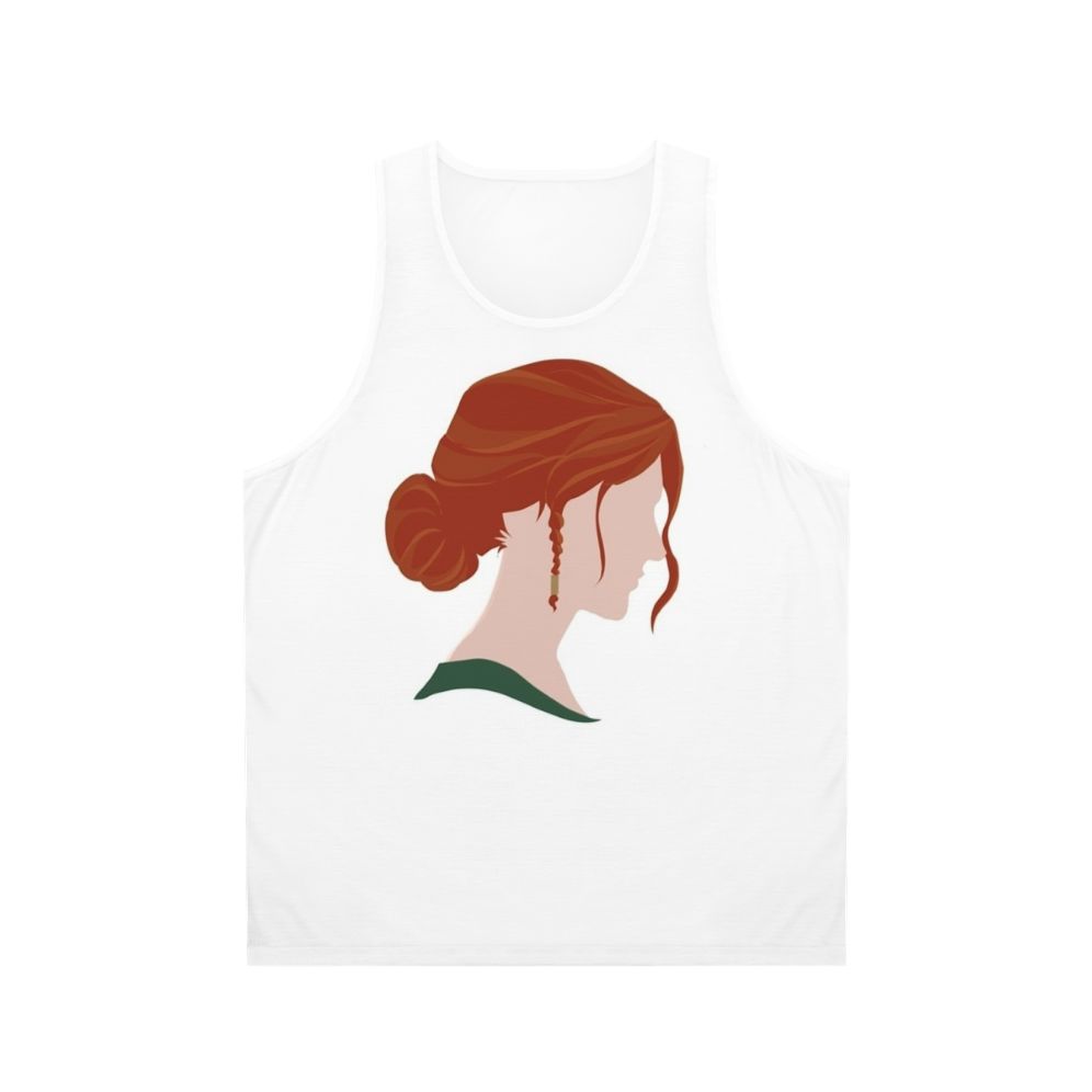 Triss Merigold Unisex Tank Top from The Witcher Video Game