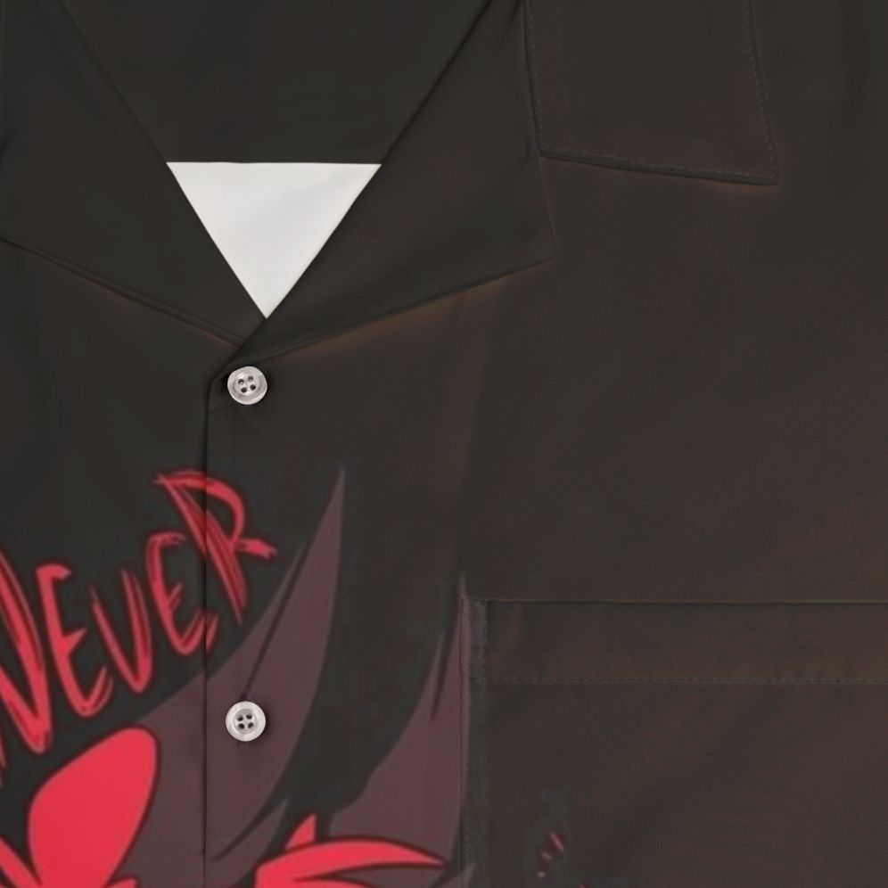 Hazbin Hotel Alastor Smile Hawaiian Shirt - Detail