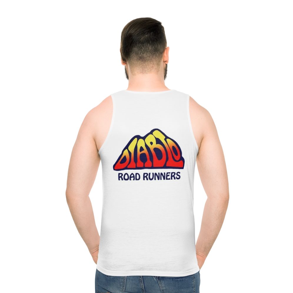 Diablo Road Runners Unisex Essential Tank Top - men back