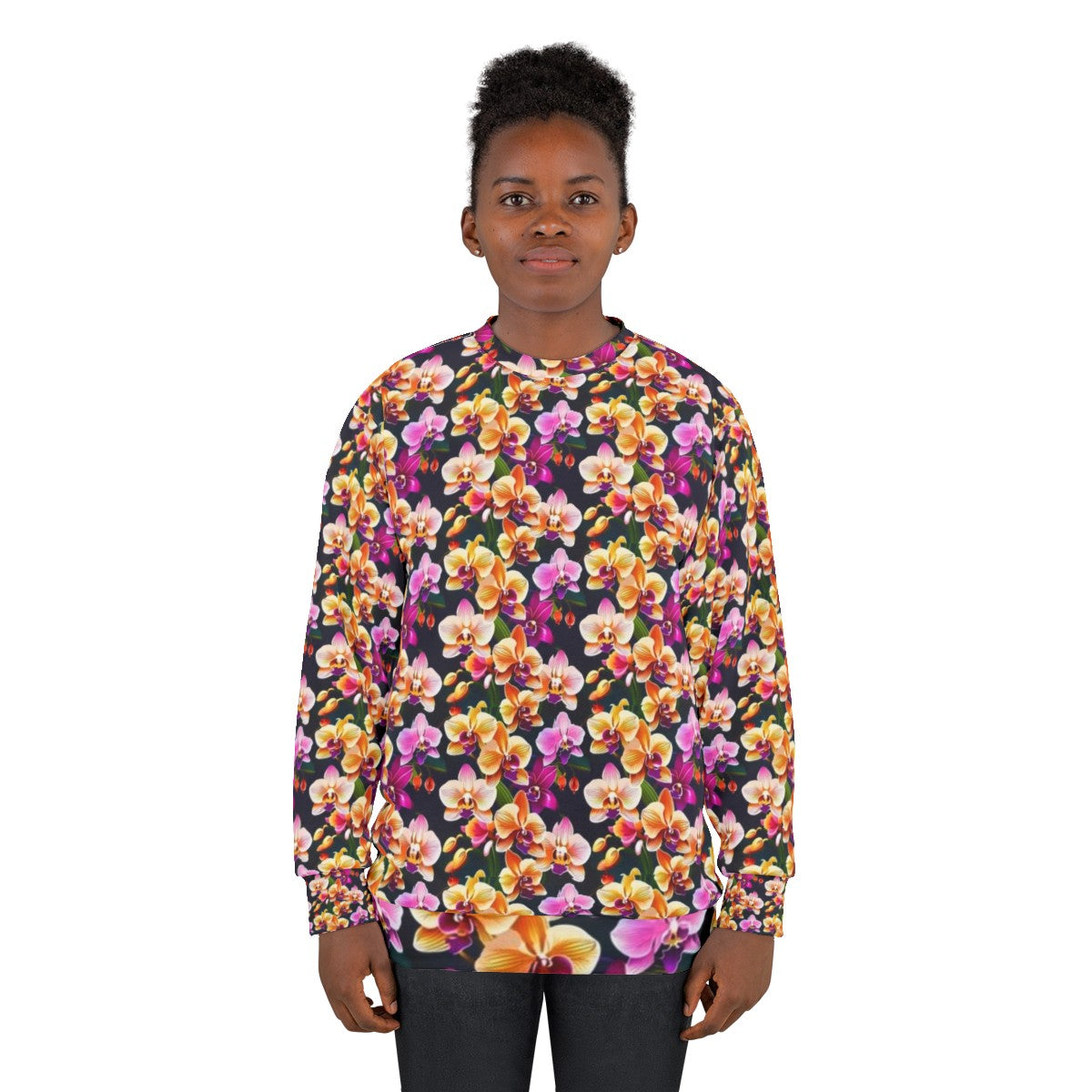 Orchid graphic sweatshirt - women