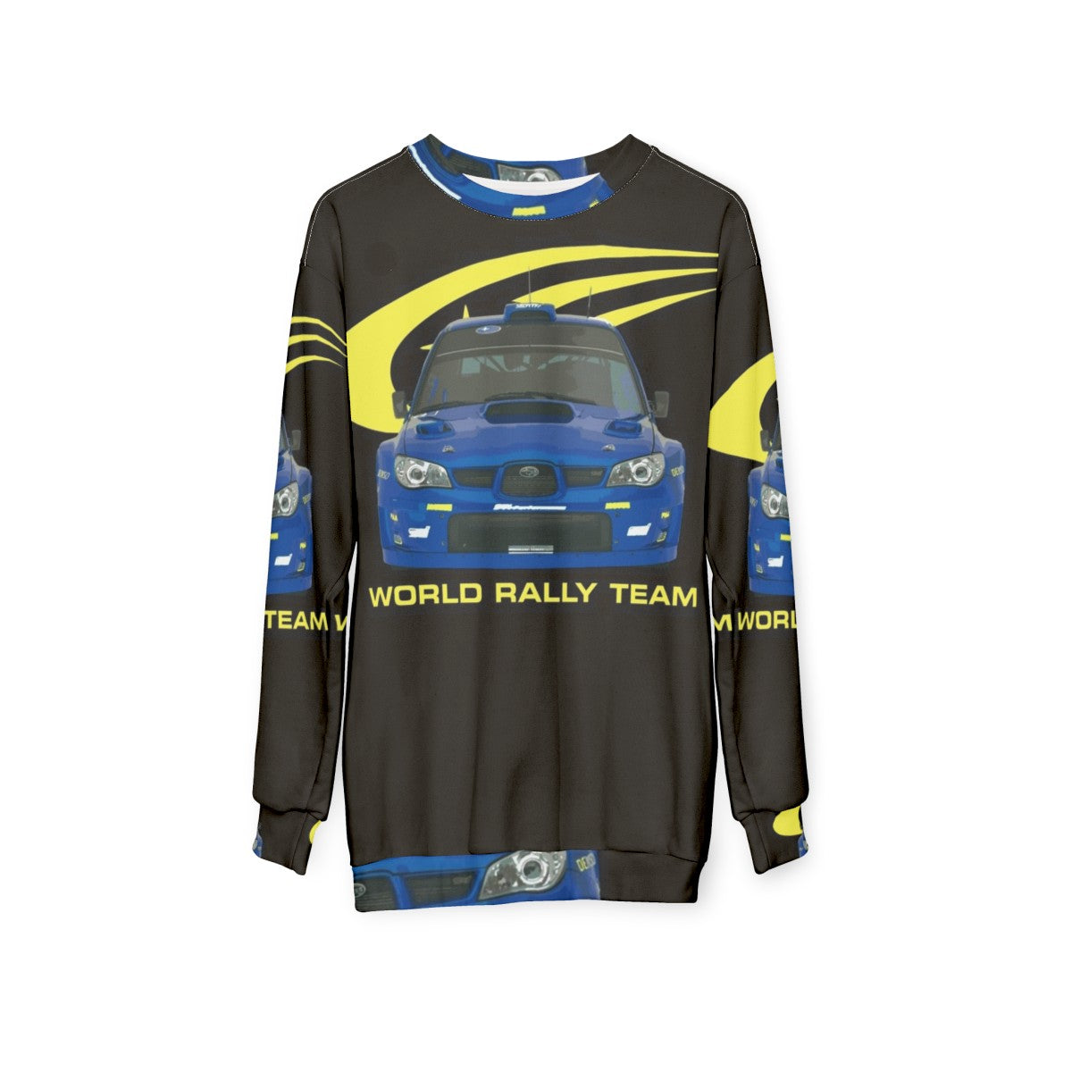 Petter Solberg WRC Rally Car Sweatshirt - hanging