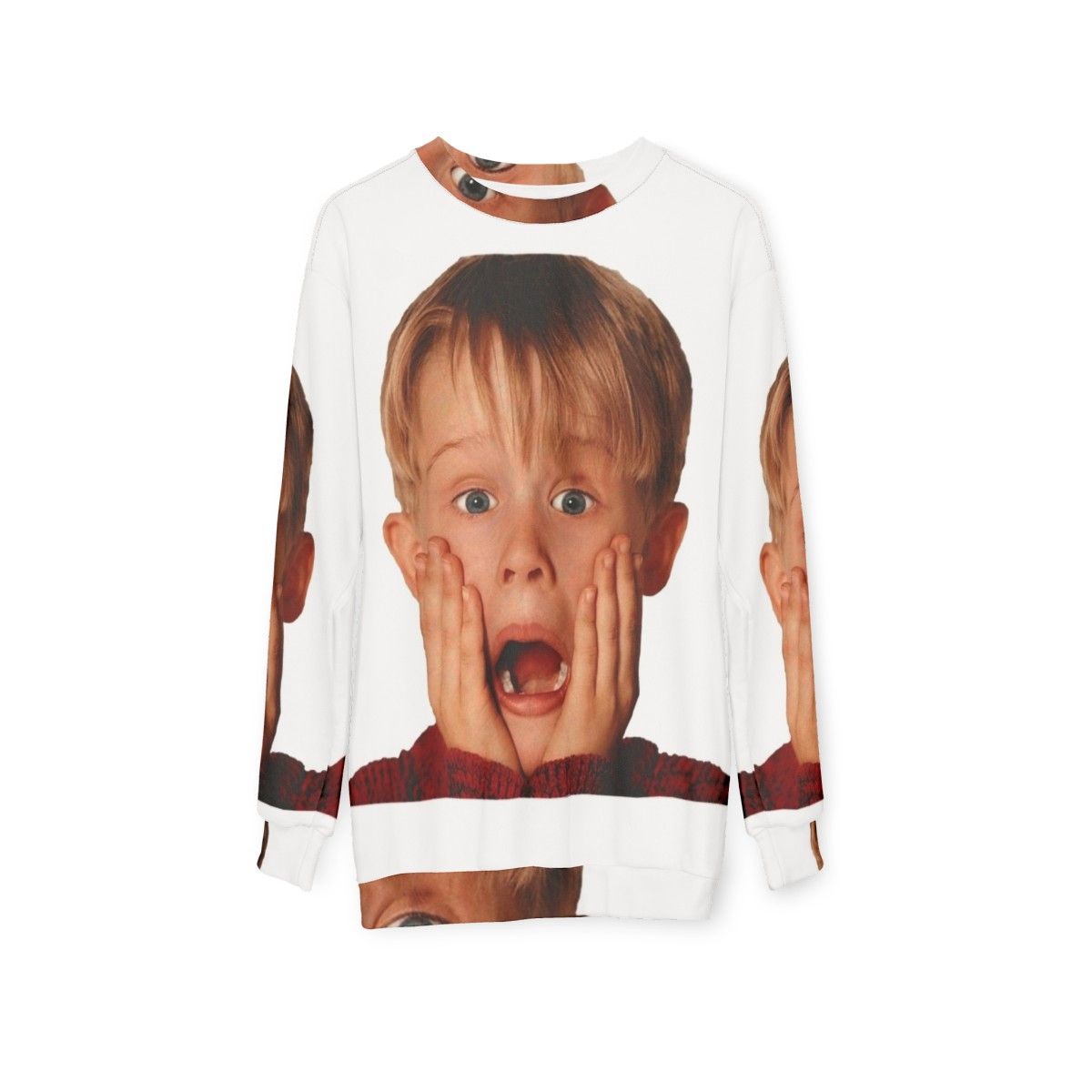 Macauly Culkin Home Alone Christmas Sweatshirt - hanging