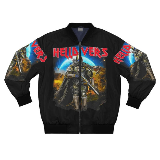 Helldivers 2 Skull Bomber Jacket - Video Game Merchandise