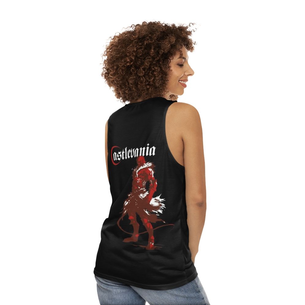 Vampire Killer Castlevania Unisex Tank Top - women back