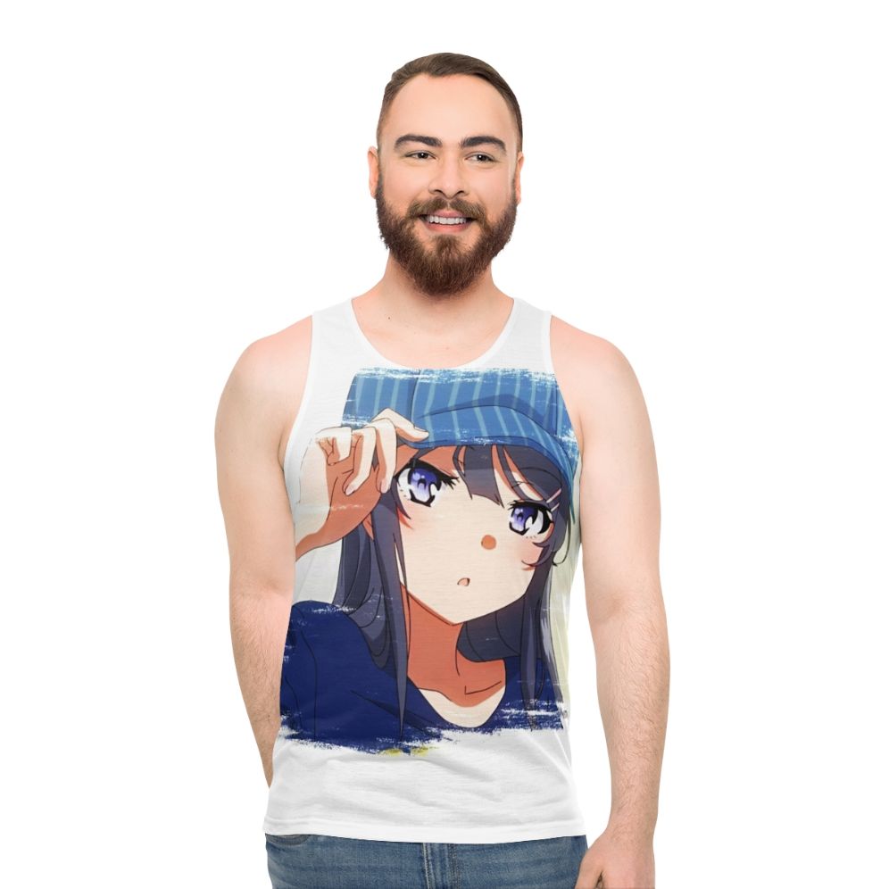 Mai Sakurajima Anime Unisex Tank Top - men