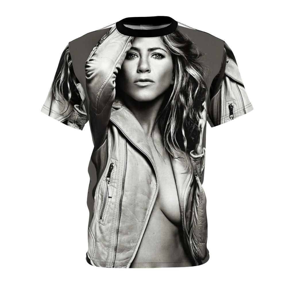 Vintage-style graphic t-shirt featuring Jennifer Aniston as Rachel Green from the popular 90s TV show Friends