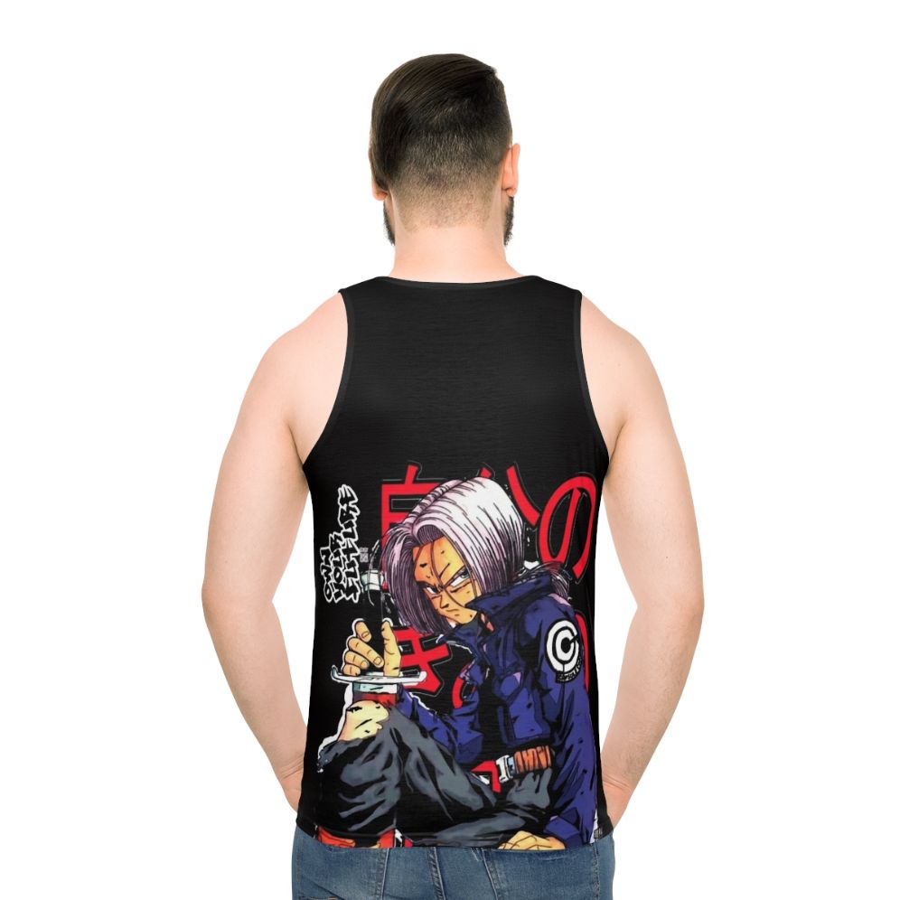 Dragon Ball Z Trunks Unisex Tank Top - men back