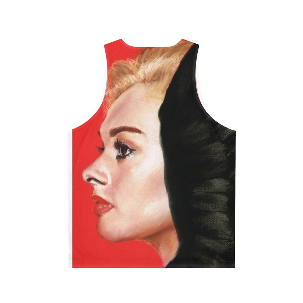 Tippi Hedren 'The Birds' Unisex Tank Top - Back