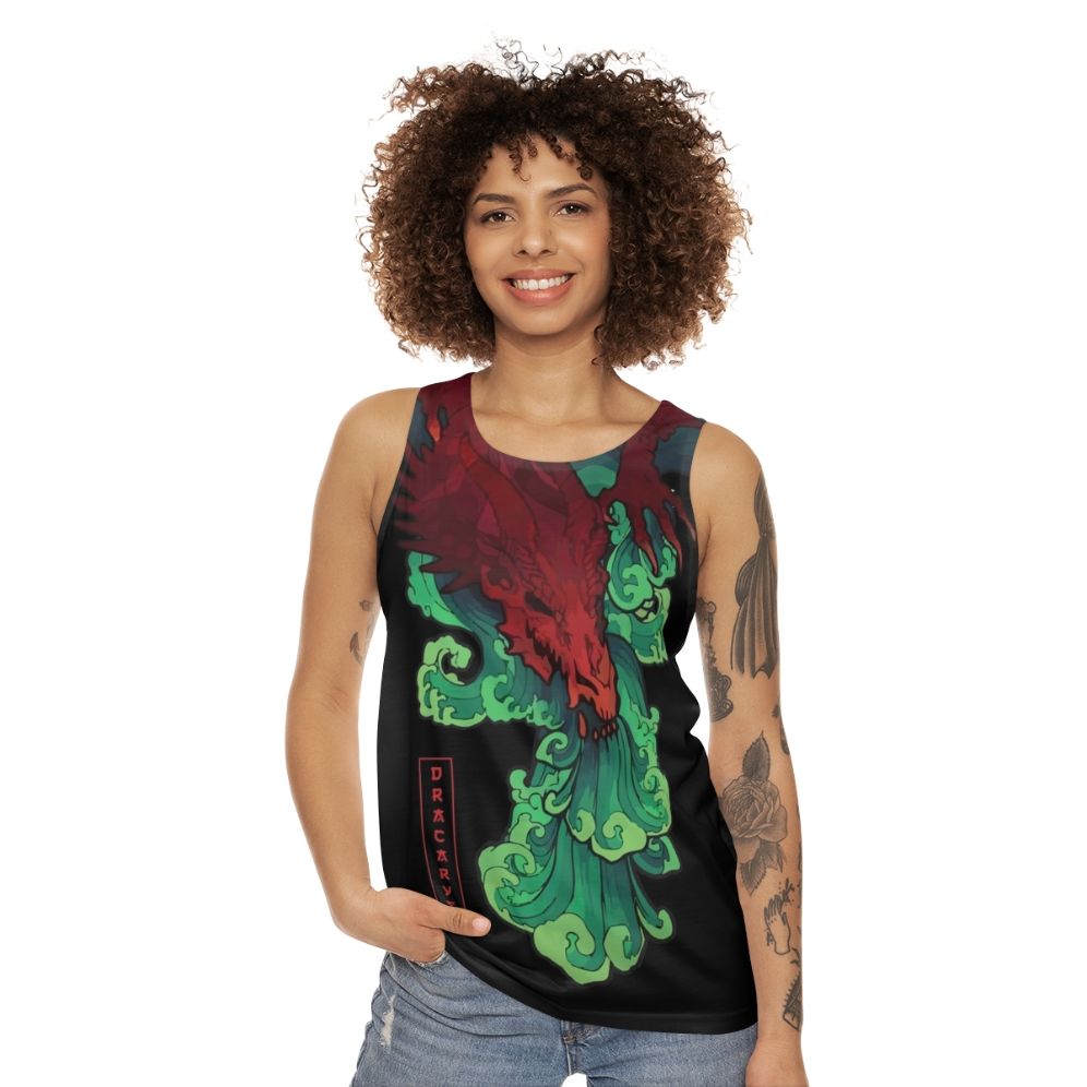 Japanese Dracarys Unisex Tank Top - women