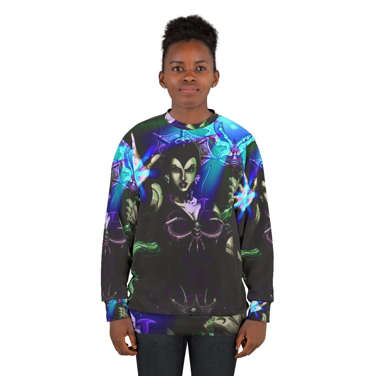 Evil Lyn Dark Sweatshirt - Retro Anime Inspired Apparel - women