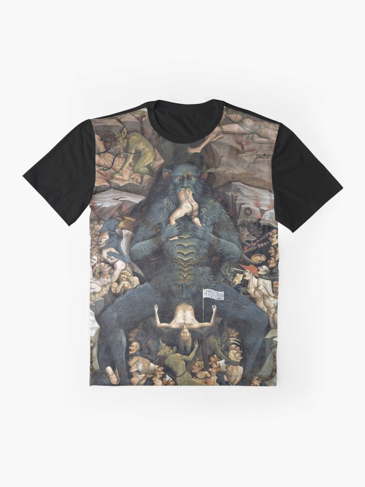 Inferno (Hell) by Giovanni da Modena high definition graphic t-shirt - Flat lay