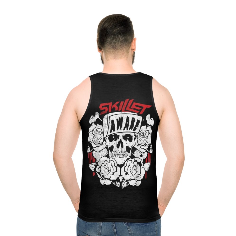 Vintage Skillet Band Unisex Tank Top - men back